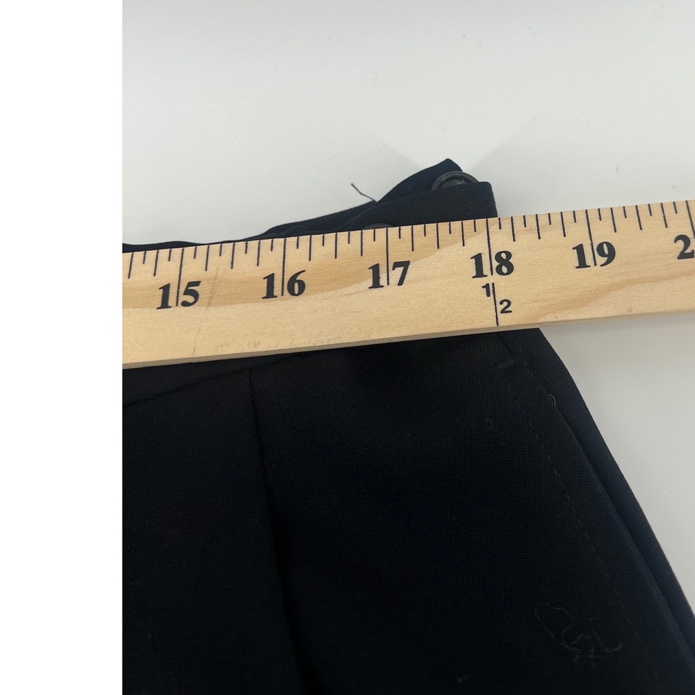 Burberry Larrimors Mens Black Pleated Dress Pants Adjustable Waist 37x32 - Picture 7 of 8